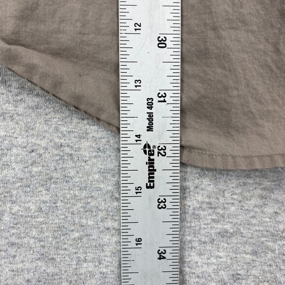 Forever 21 Dress Womens Small Brown Shirt Short Sleeve Button Down Pleated - Picture 11 of 14